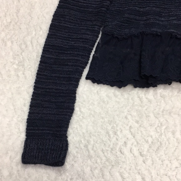 Knit Lace Sweater - womens Medium - Picture 3 of 8